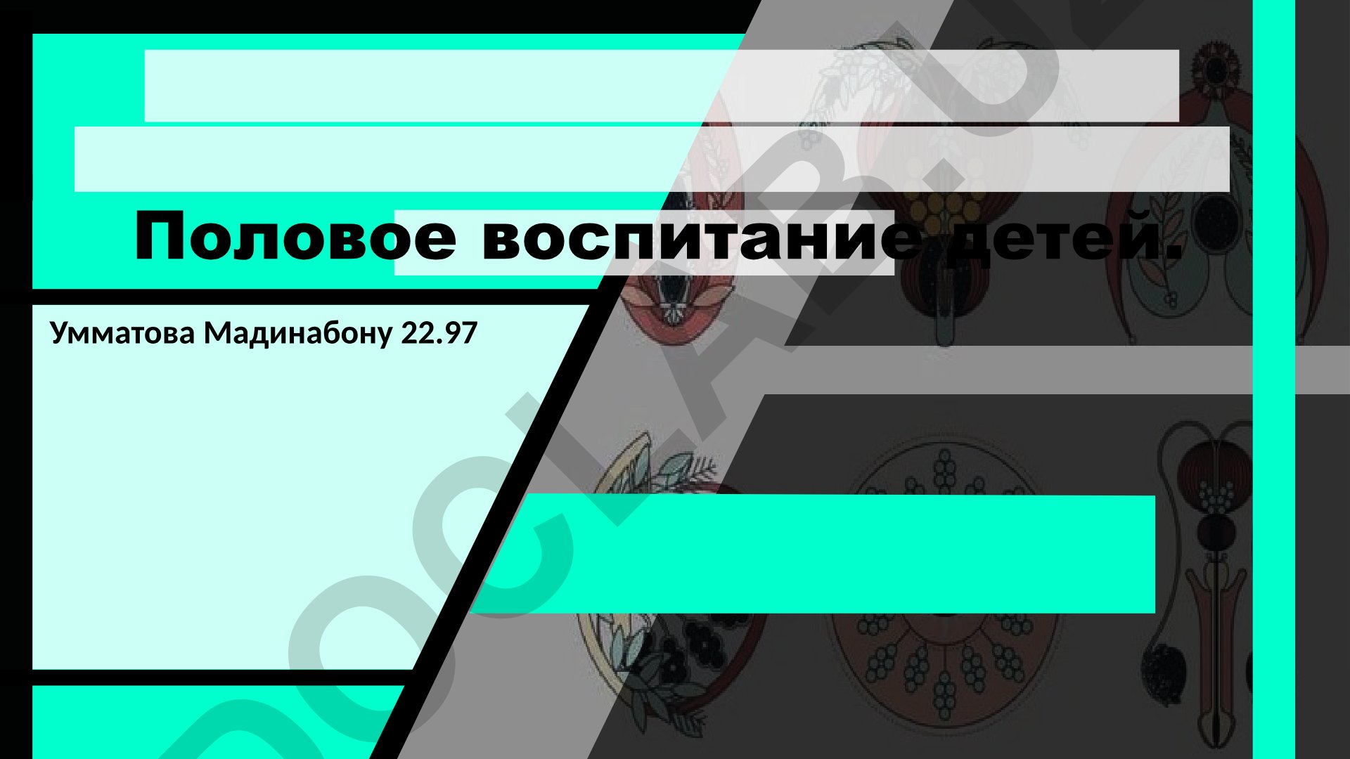Половое воспитание детей и подростков