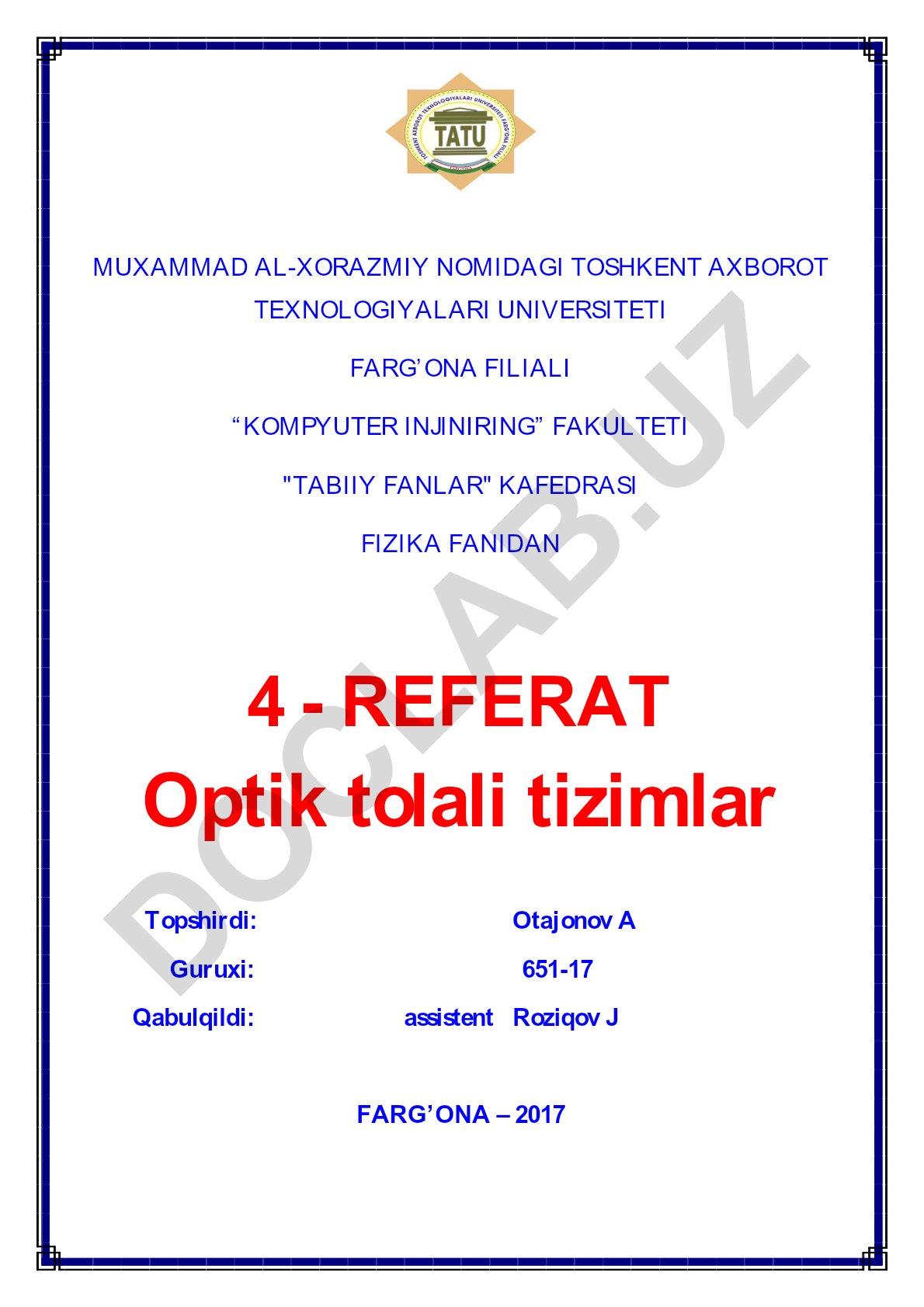 Optik tolali tizimlar