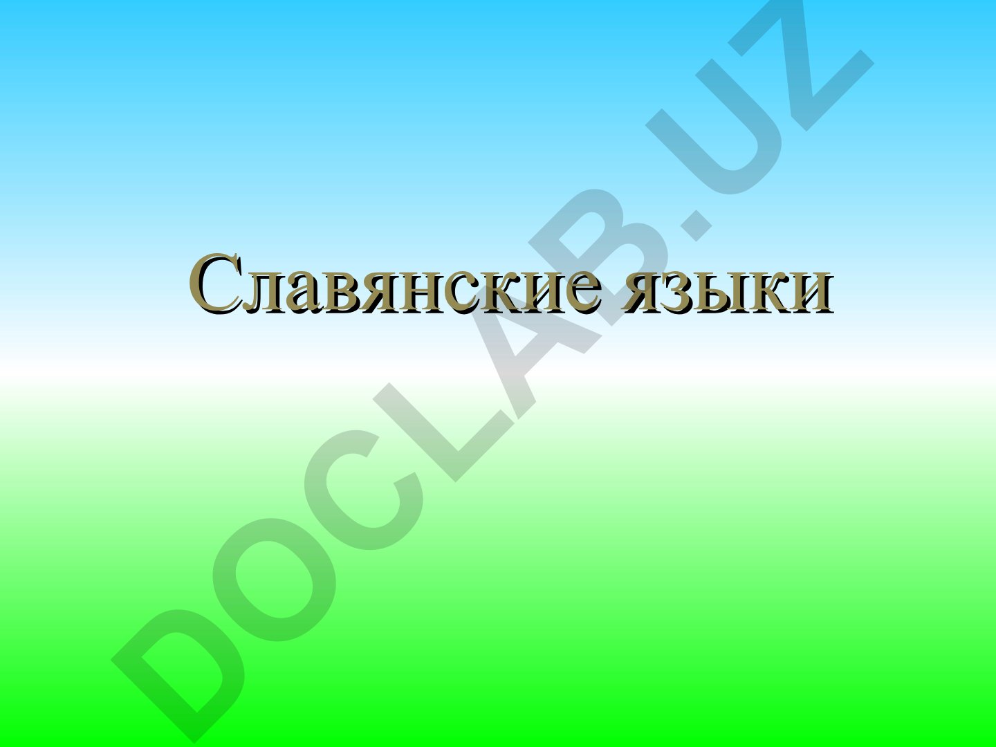 Славянские языки: классификация, особенности и родство