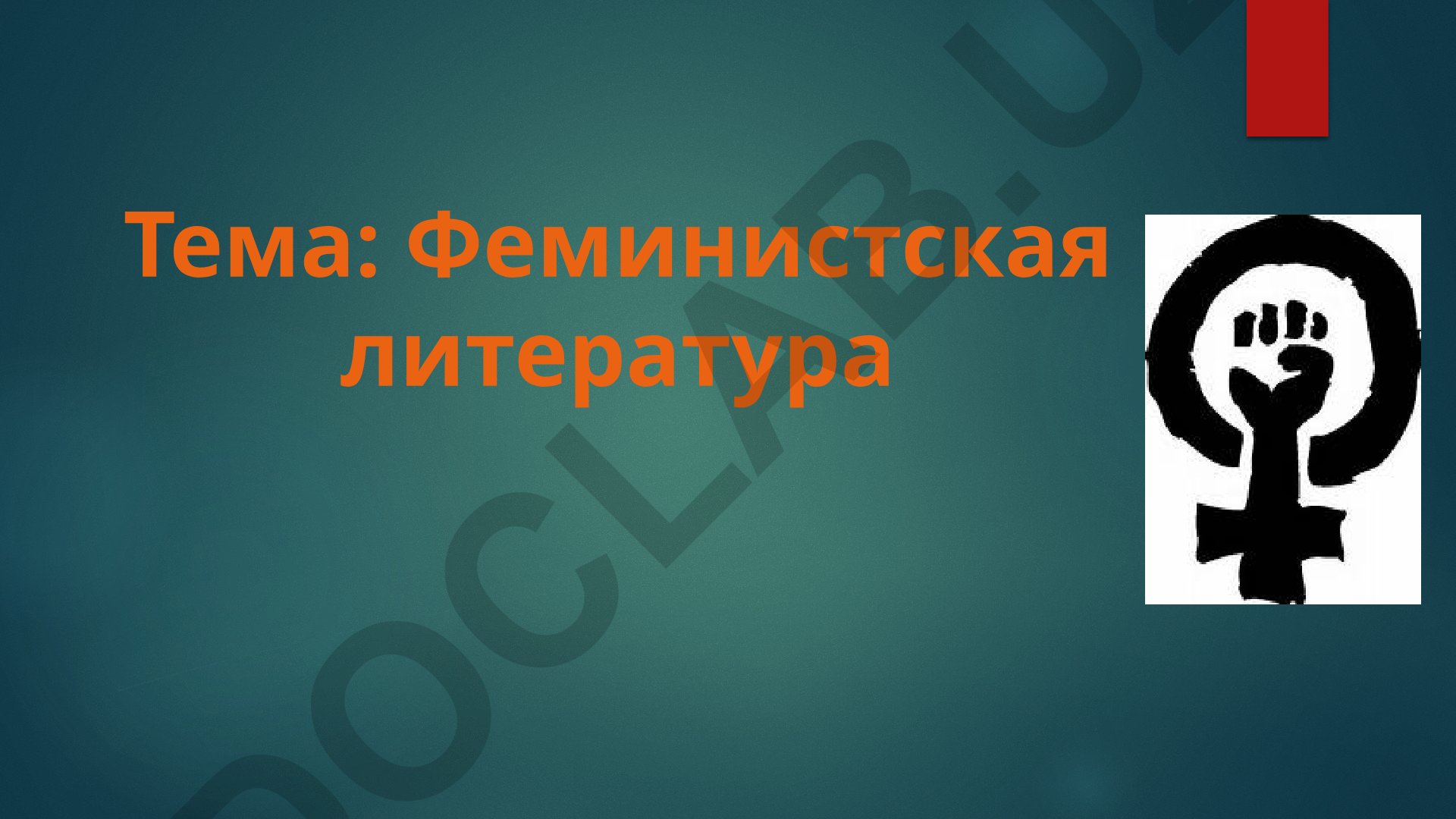 Феминистская литература