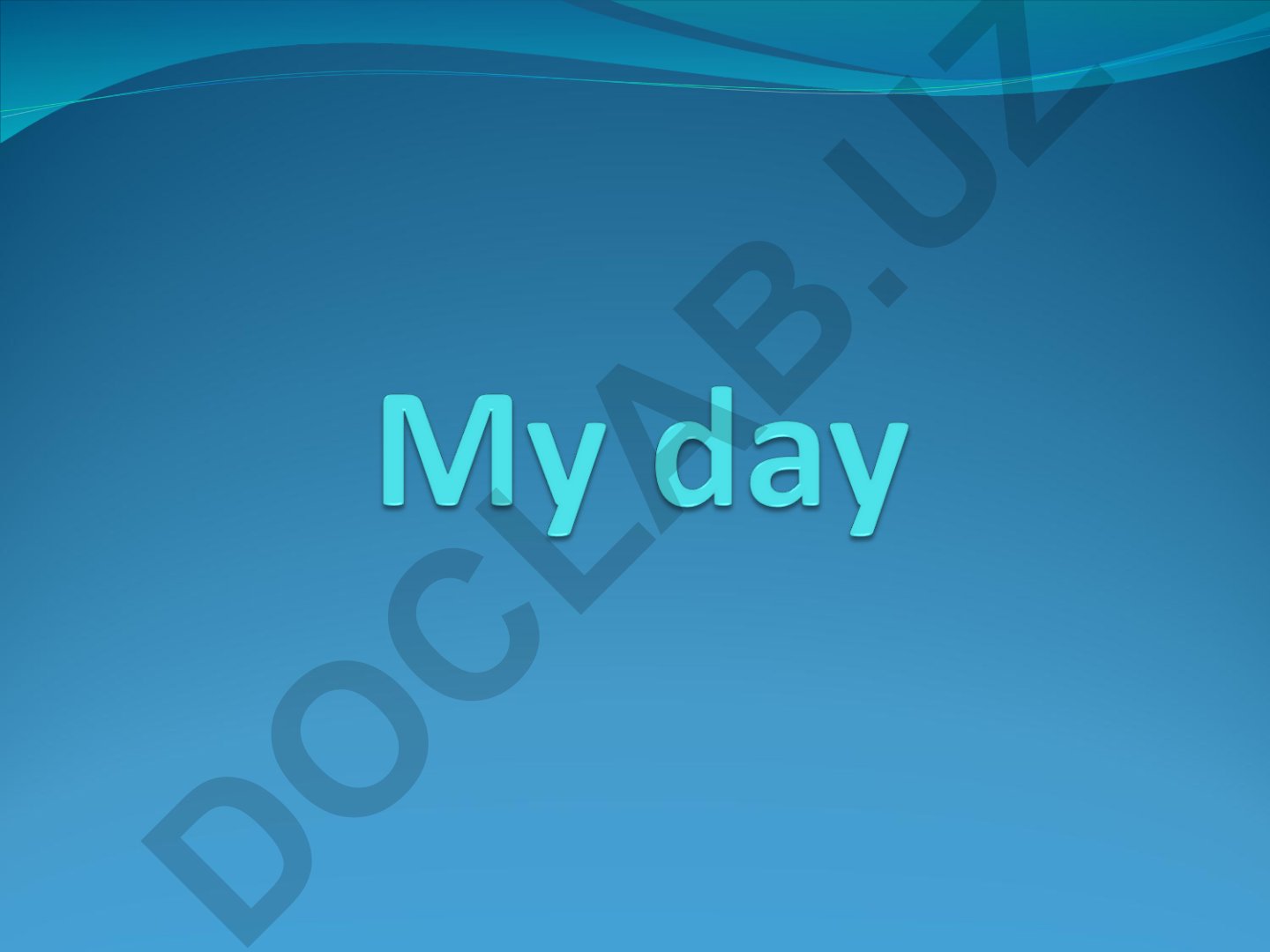 My Daily Routine