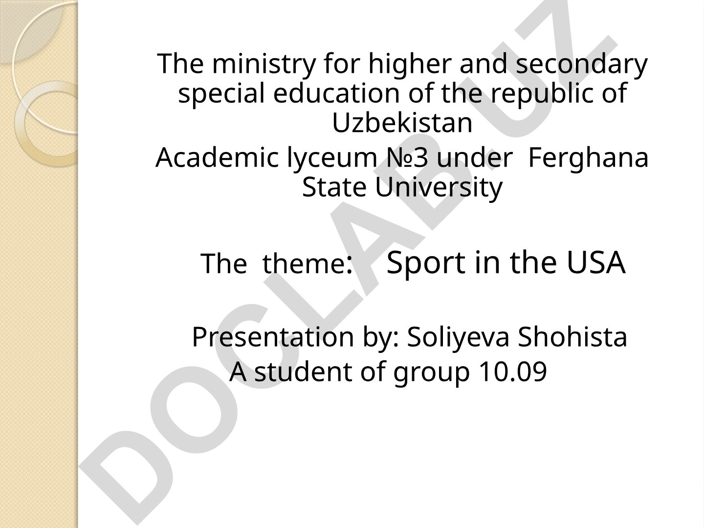 Sport in the USA