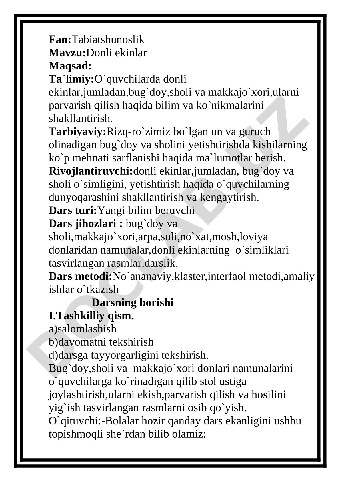 Donli ekinlar