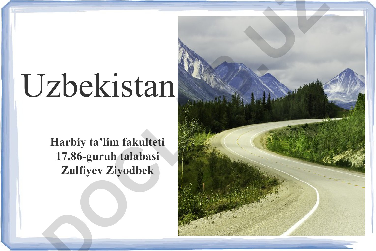 O'zbekiston madaniyati, musiqi va geografiyasi