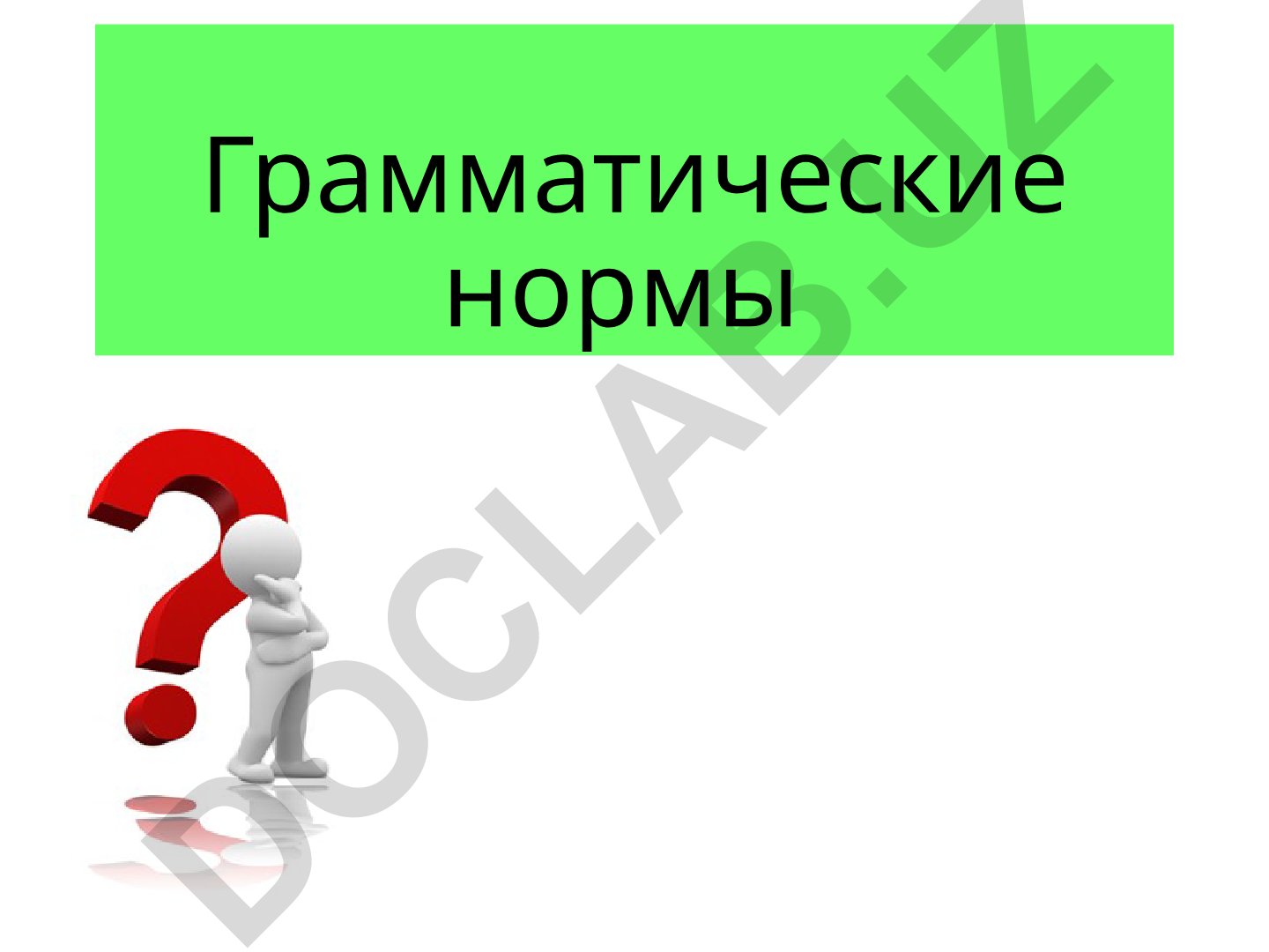 Грамматические нормы: понятие, морфологические и синтаксические нормы