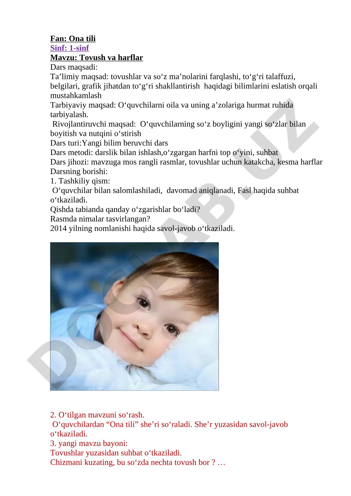 Tovush va harflar