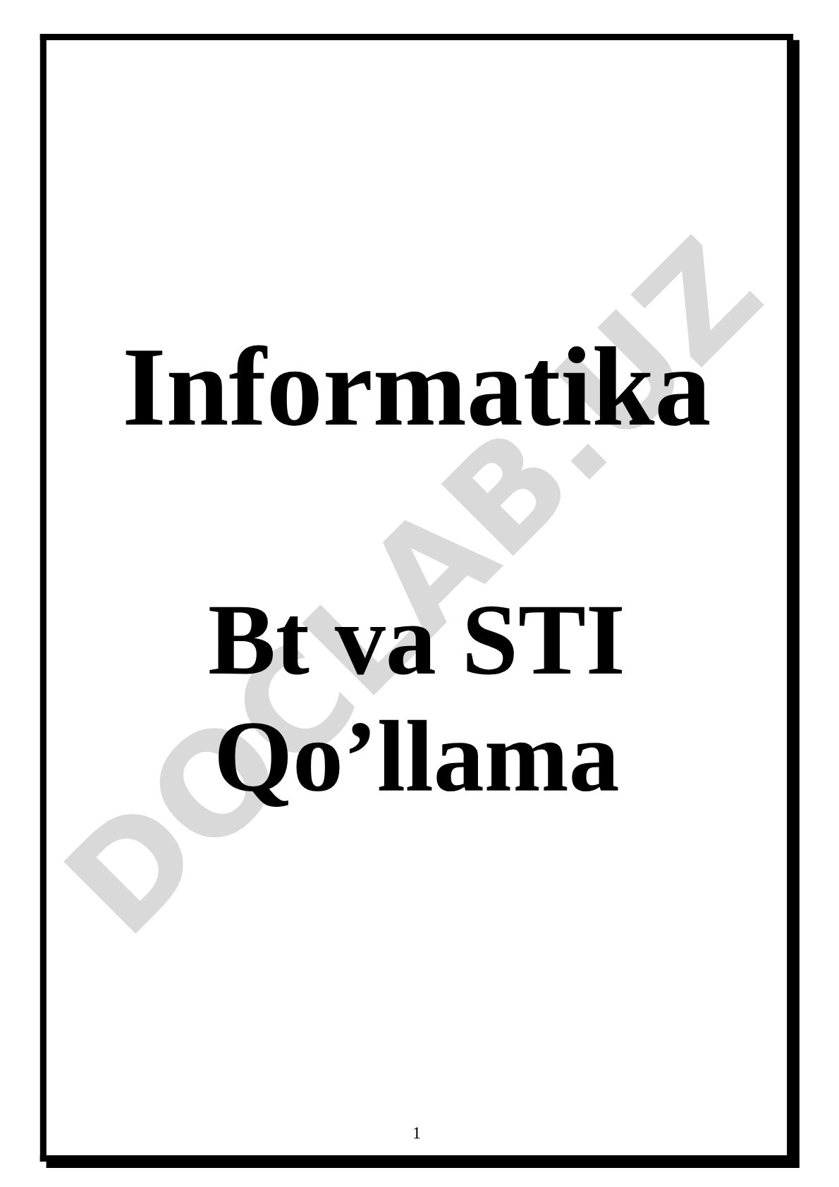 Hisoblash texnikasining tarixi. EHM avlodlari