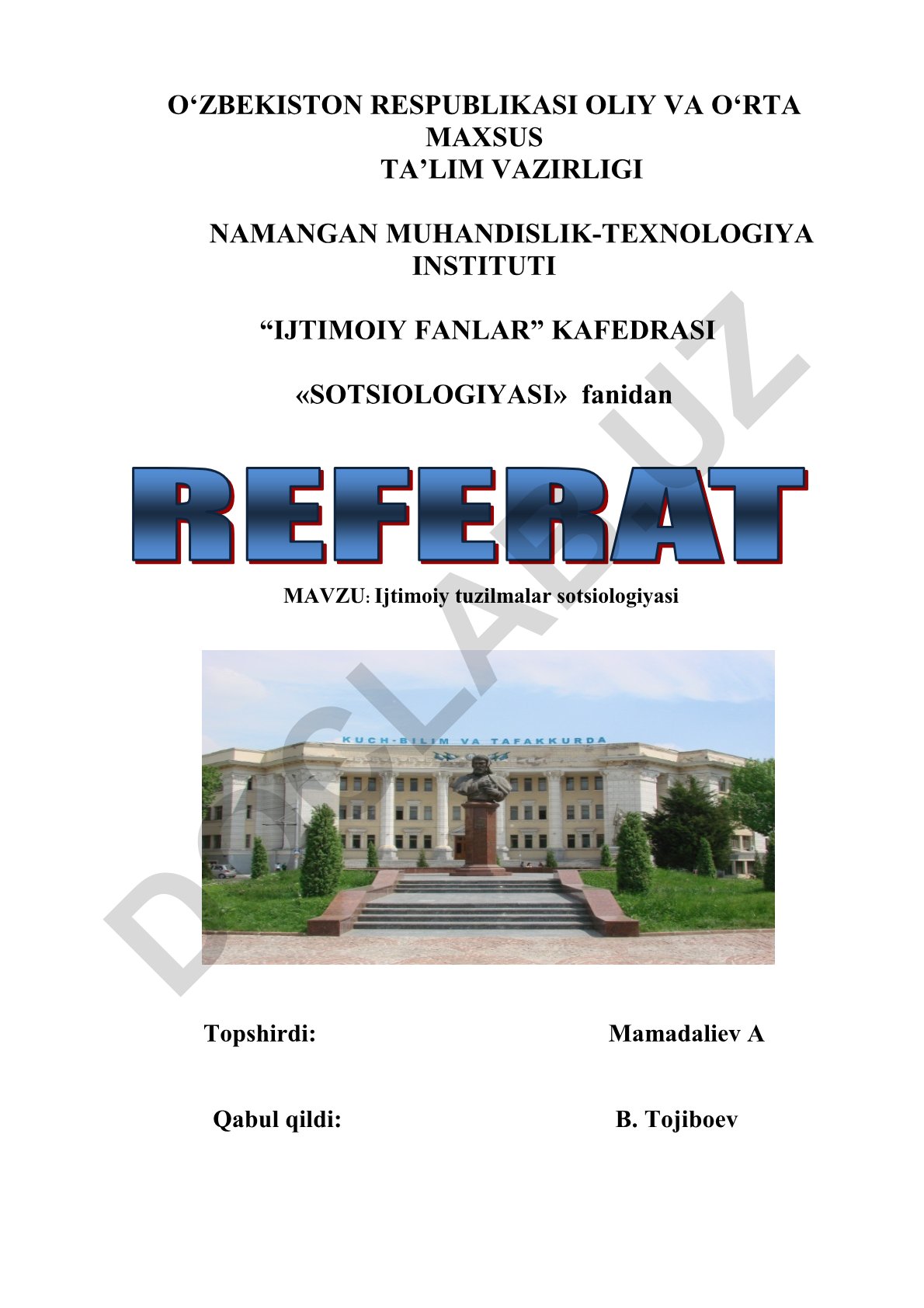 Ijtimoiy tuzilmalar sotsiologiyasi