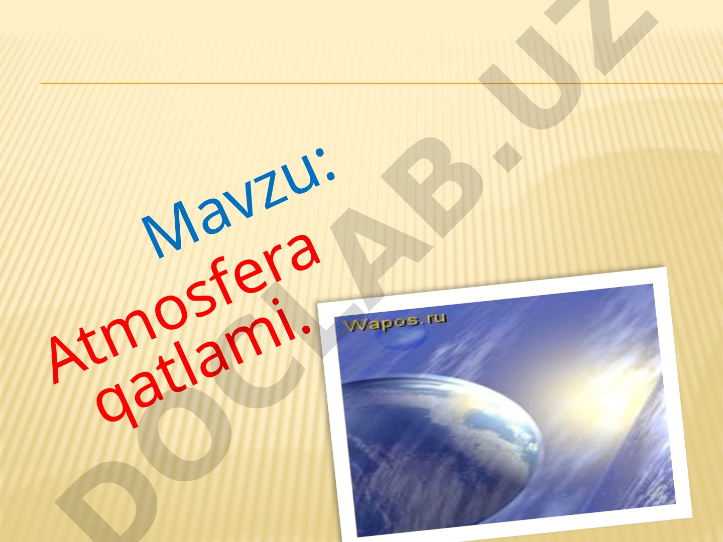 Atmosfera qatlami