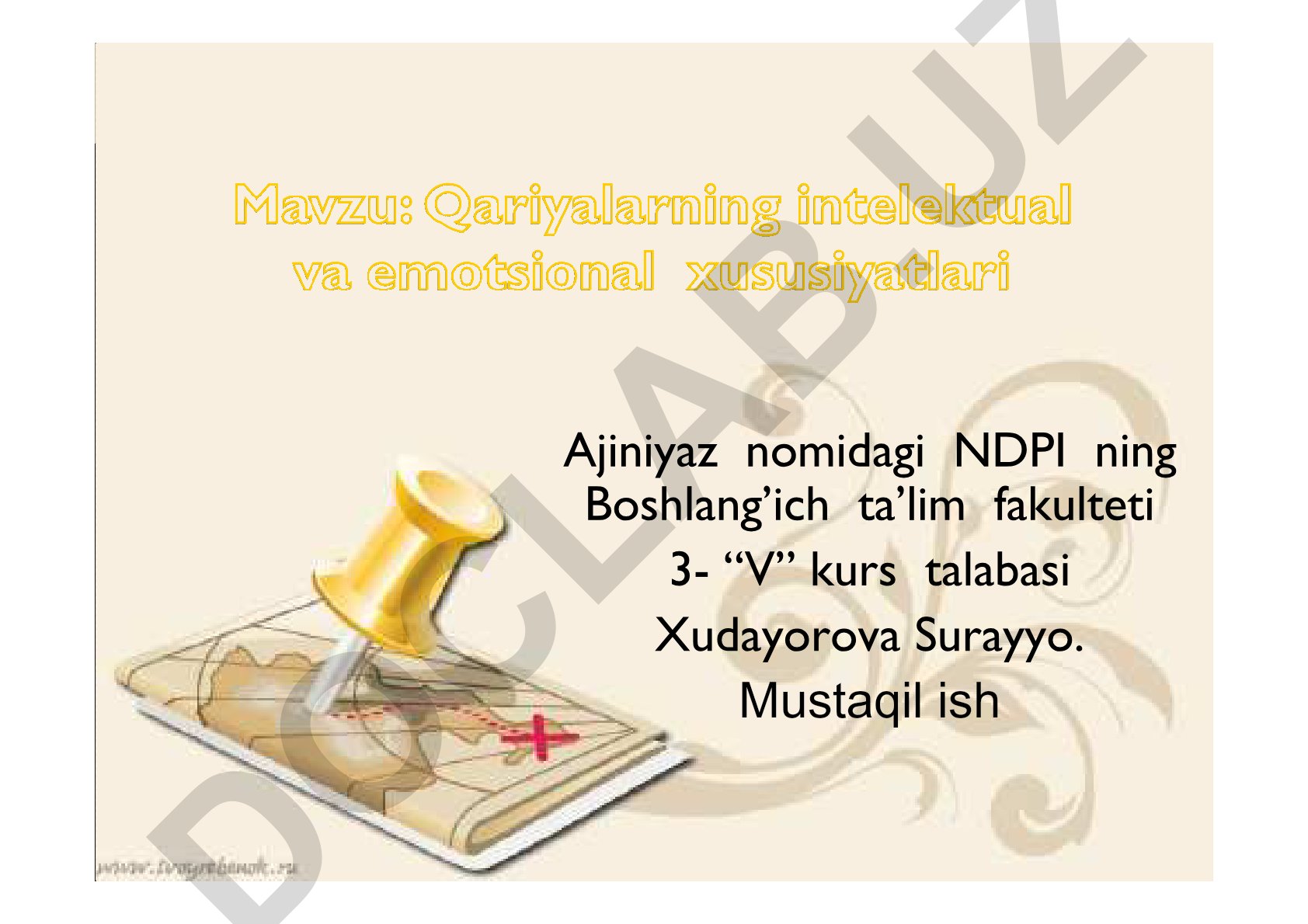 Qarish ontogenezi davri va inson umrini uzaytirish masalalari