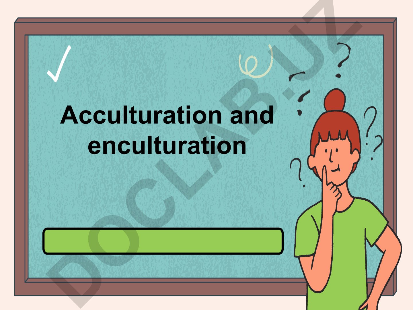 Acculturation and enculturation
