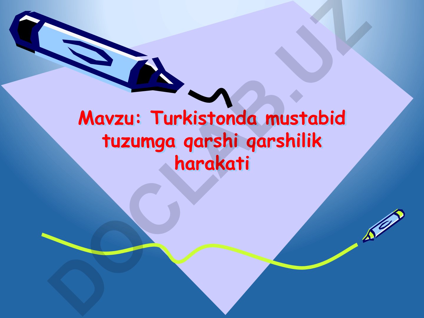 Turkistonda mustabid tuzumga qarshi qarshilik harakati