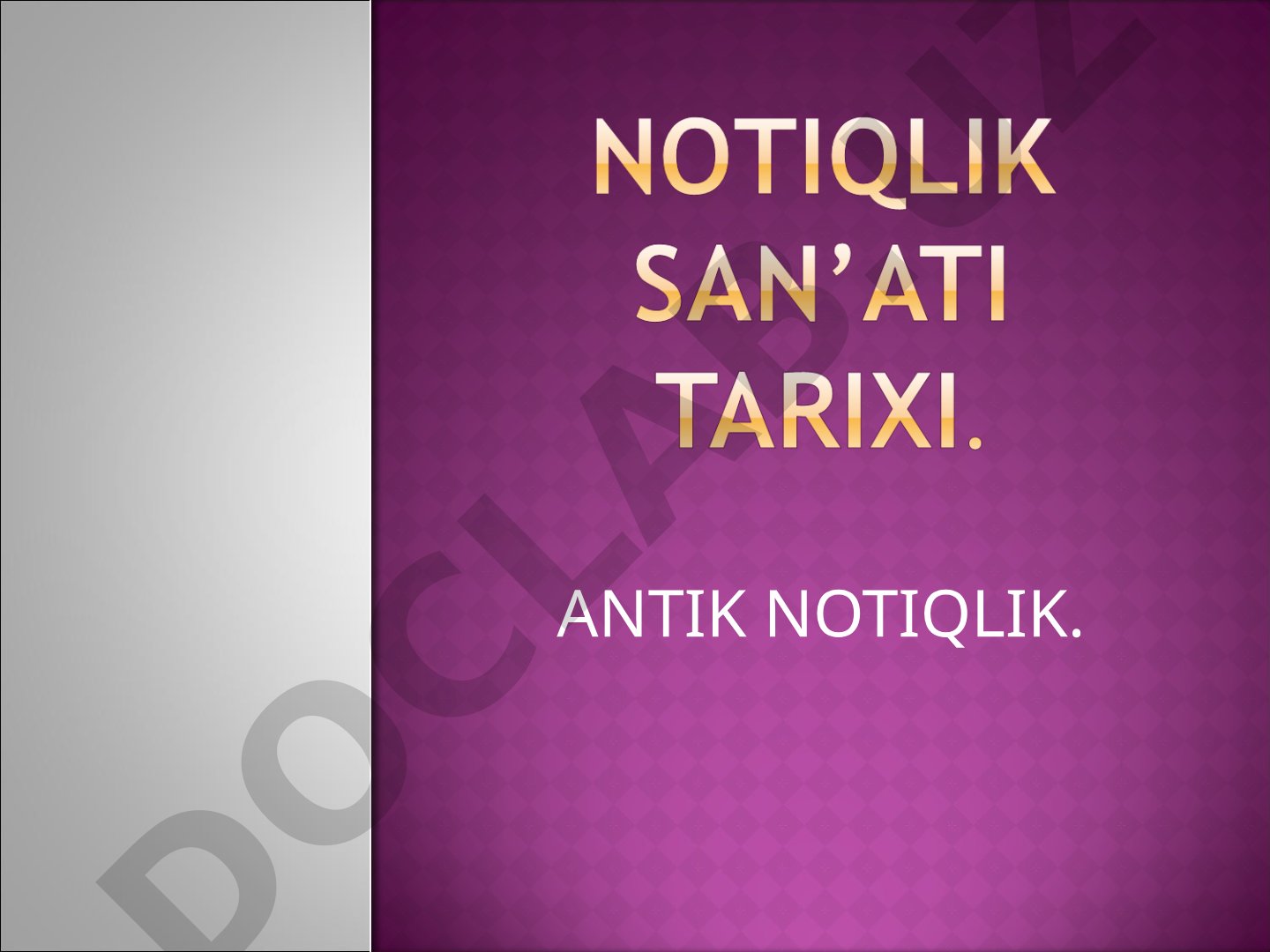 Antik notiqlik san'ati