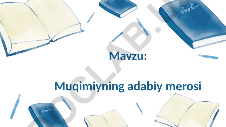 Muqimiyning adabiy merosi, shoir hayoti va ijodi