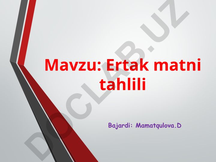 Ertak matni tahlili