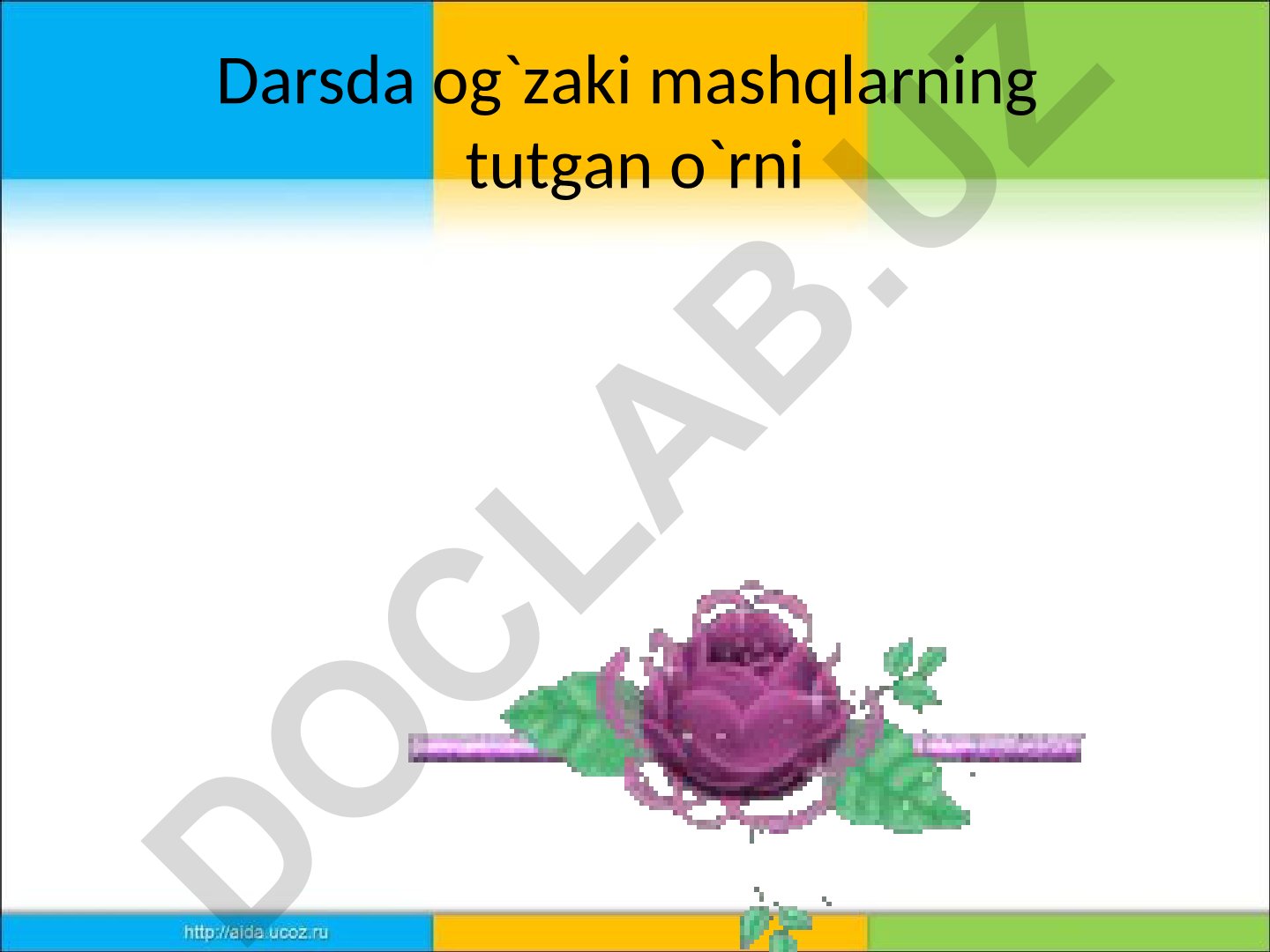 Boshlang'ich sinflarda og'zaki hisoblash mashqlari va matematika o'qitish metodikasi