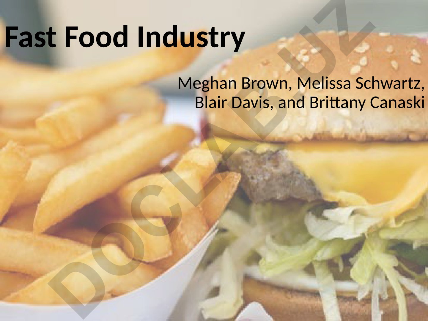 Fast Food Industry Pricing Strategies and Analysis