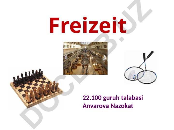 Meine Freizeit - Freizeitaktivitäten und Tagesplanung