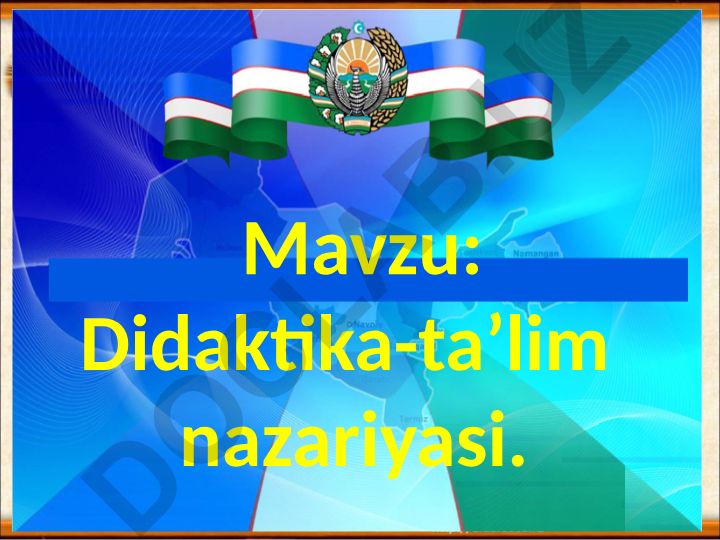 Didaktika-ta’lim nazariyasi