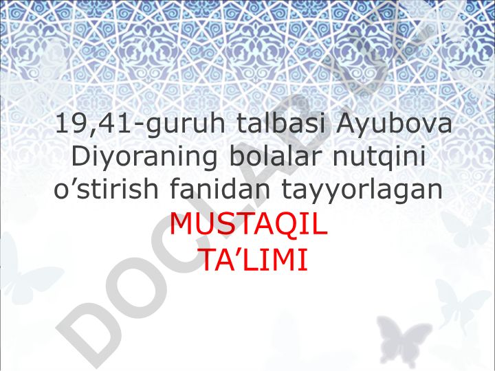 Maktabgacha tayyorlov guruh bolalarini savodga o'rgatishda multimedia texnologiyasidan foydalanish metodlari