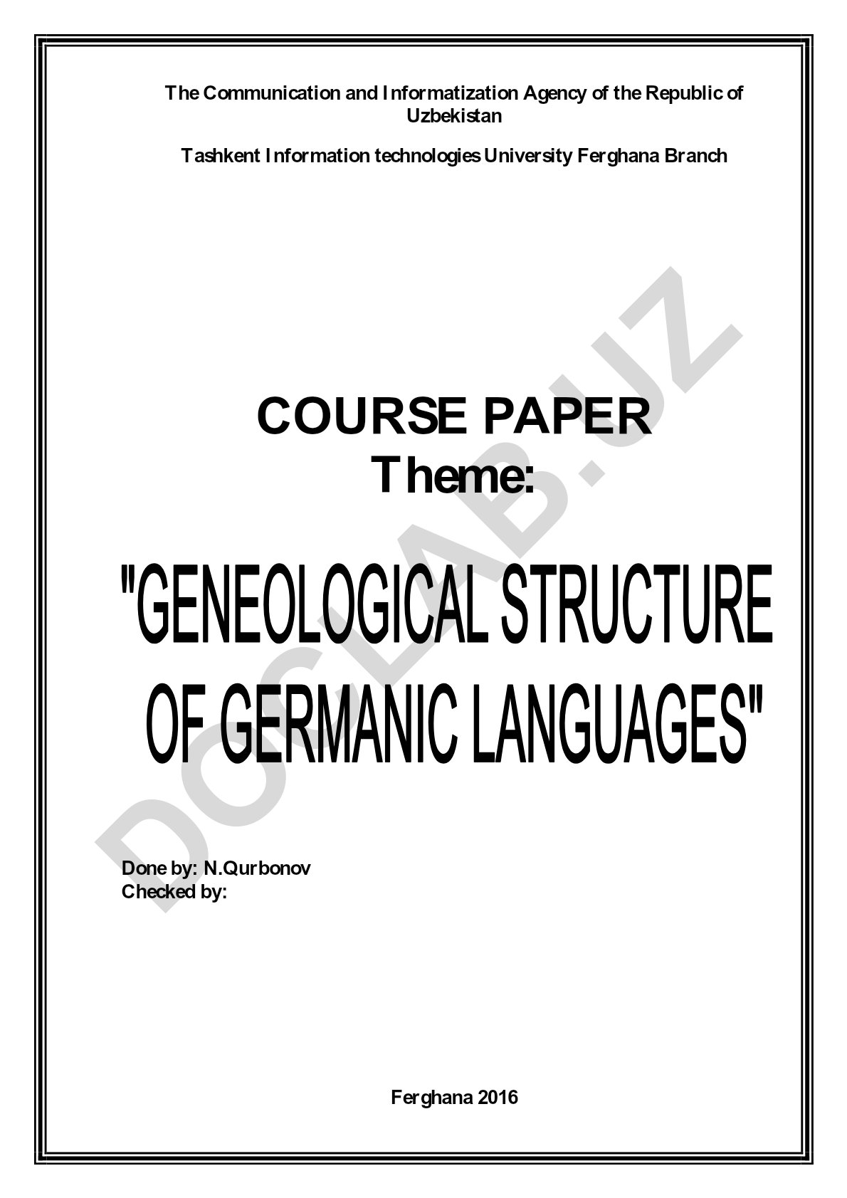 Germanic languages: history, classification and distinctive features
