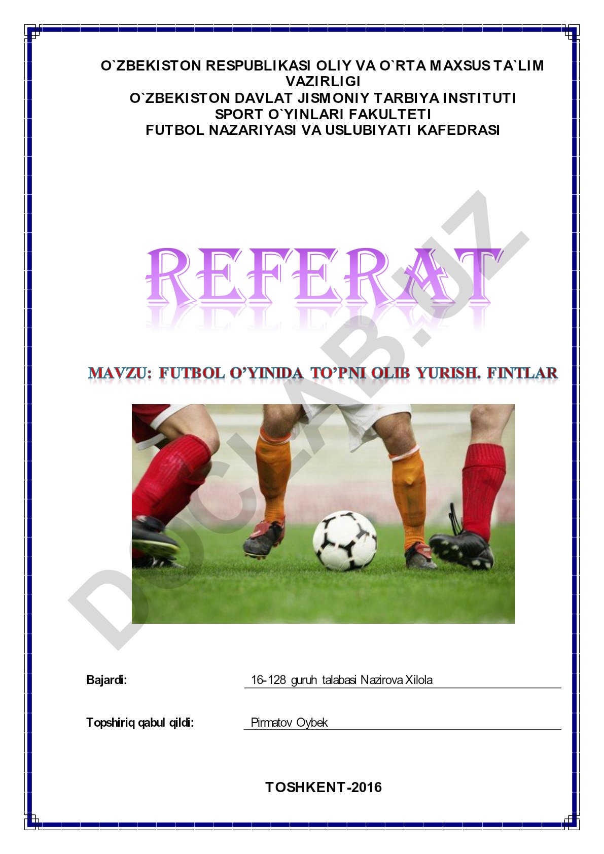 Futbol o'yinida to'pni olib yurish va fintlar