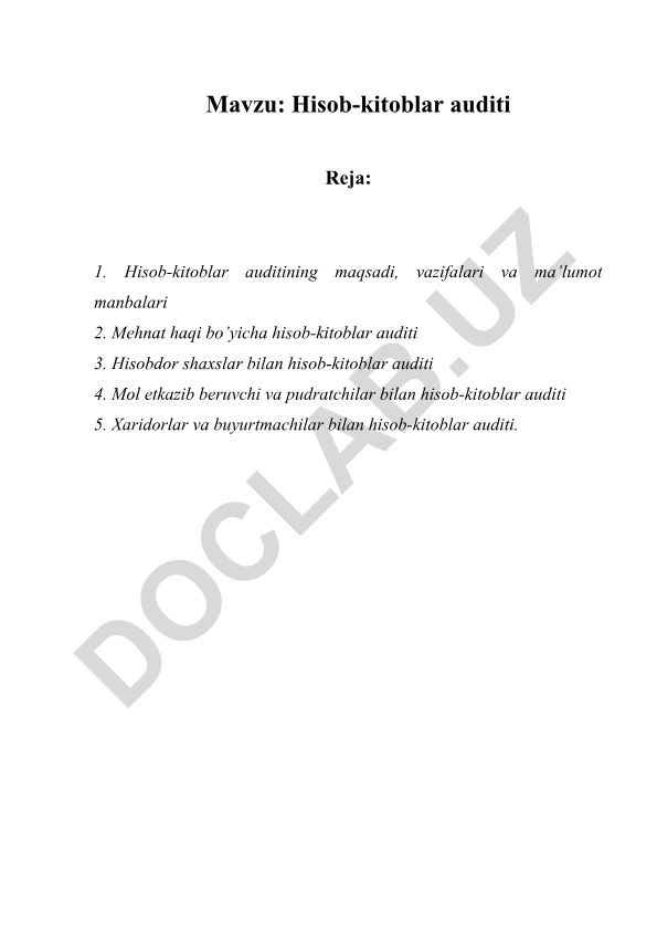Hisob-kitoblar auditi