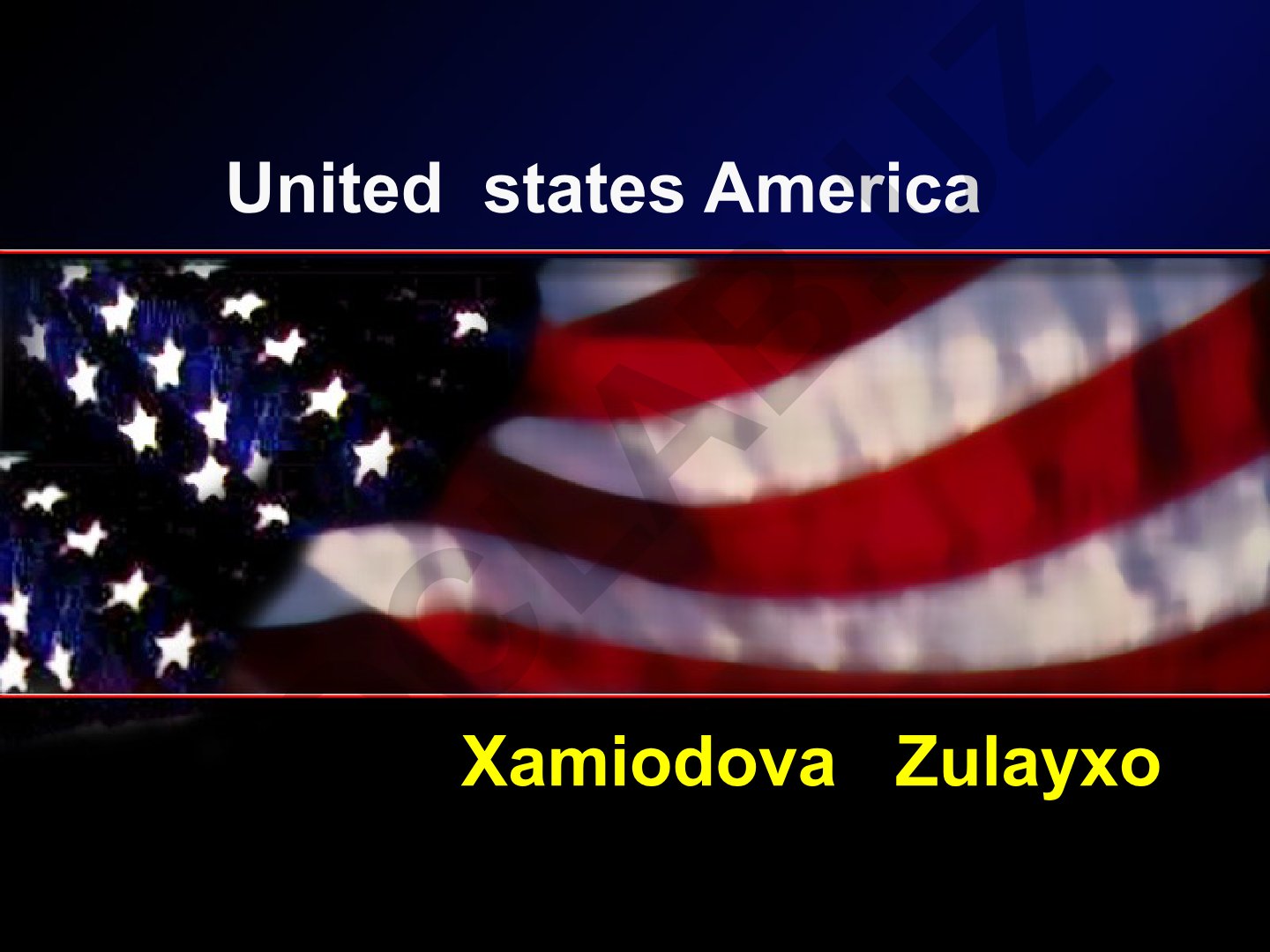 Amerika Qo'shma Shtatlari bayrog'i va burgutining ma'nosi