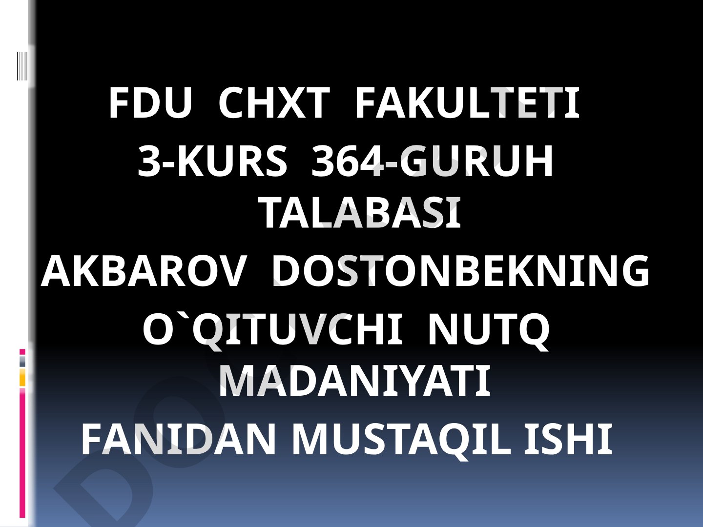 Talim jarayonida og'zaki nutq va yozma nutq masalasi
