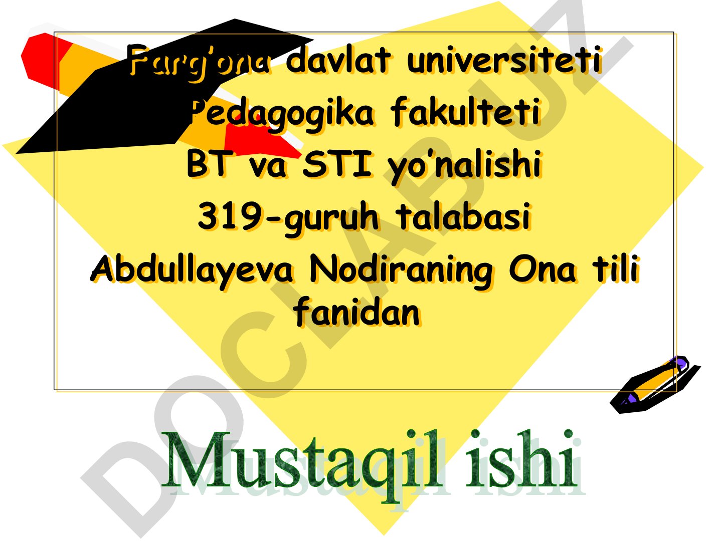 Fe'l so'z turkumi, tuzilishi, yasalishi va daraja shakillari