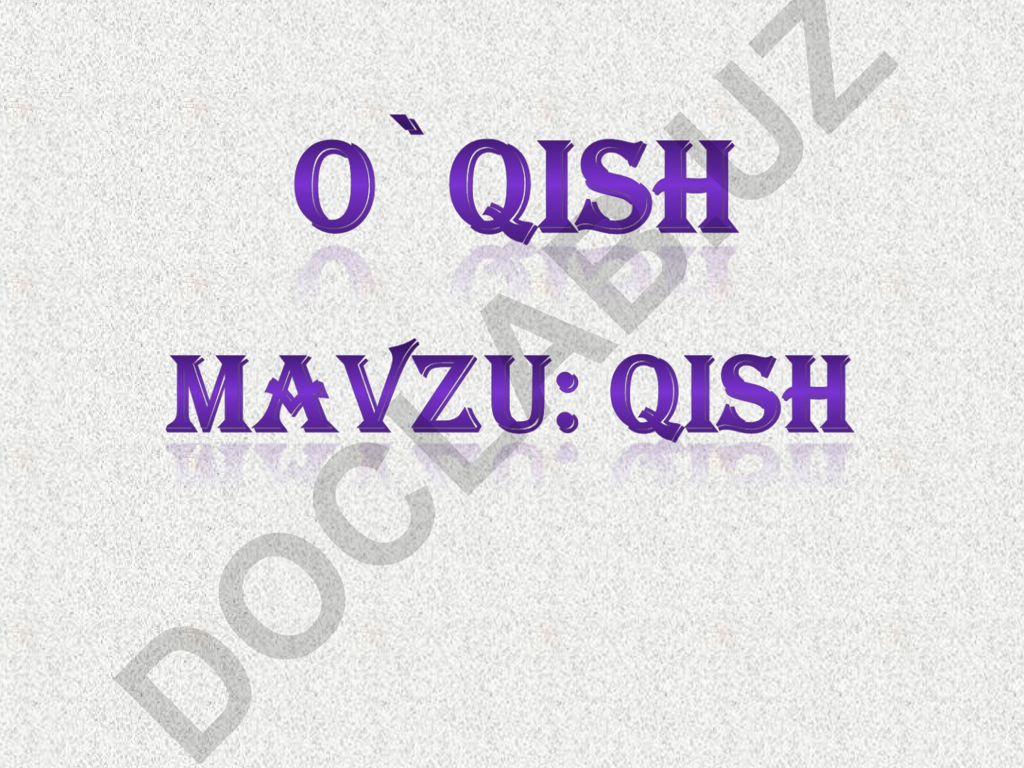 Bolalar uchun yo'l harakati qoidalari
