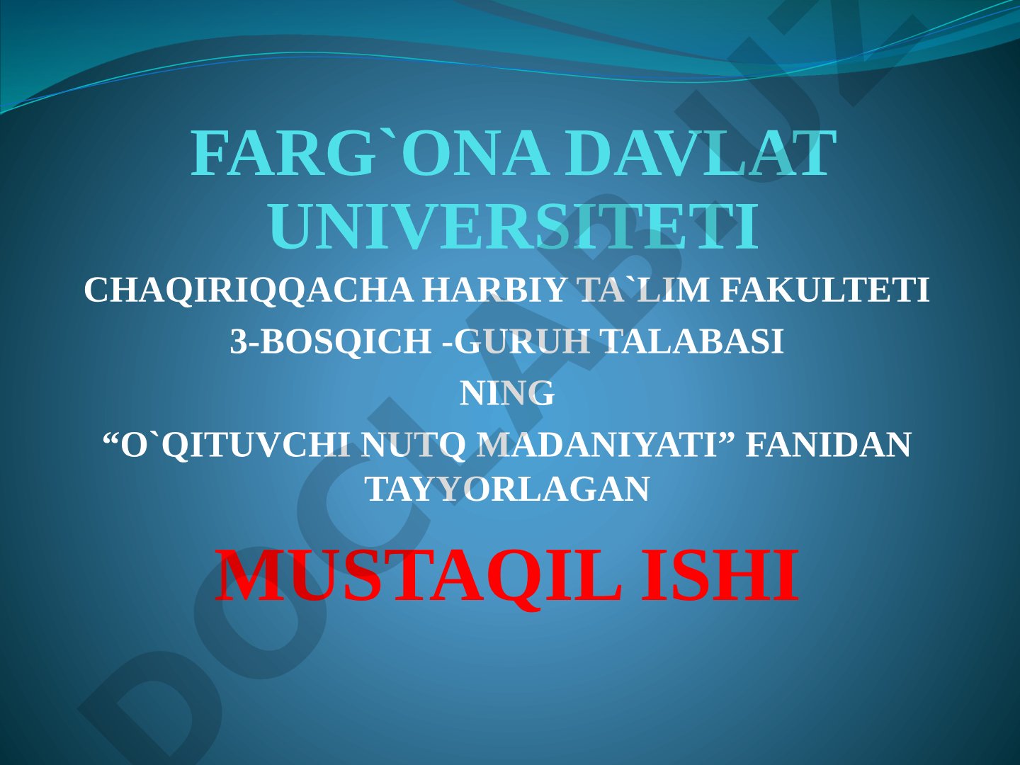 Xalq og'zaki ijodida nutq odobi masalalari