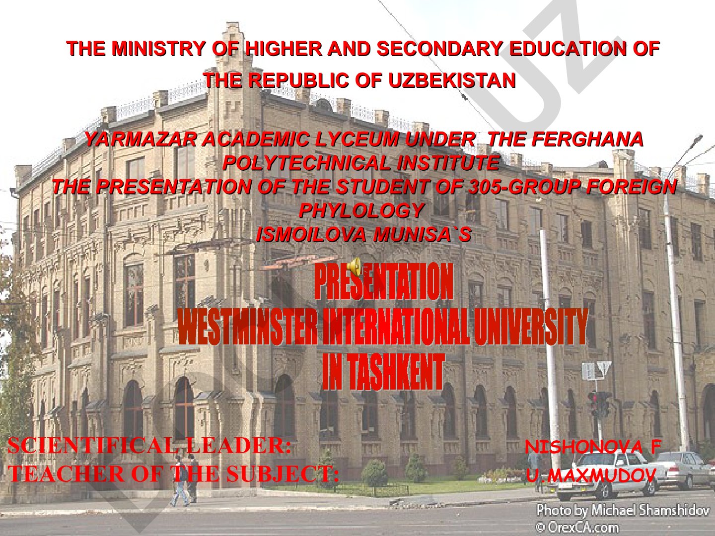 University of Westminster: Undergraduate Courses and International Foundation Studies