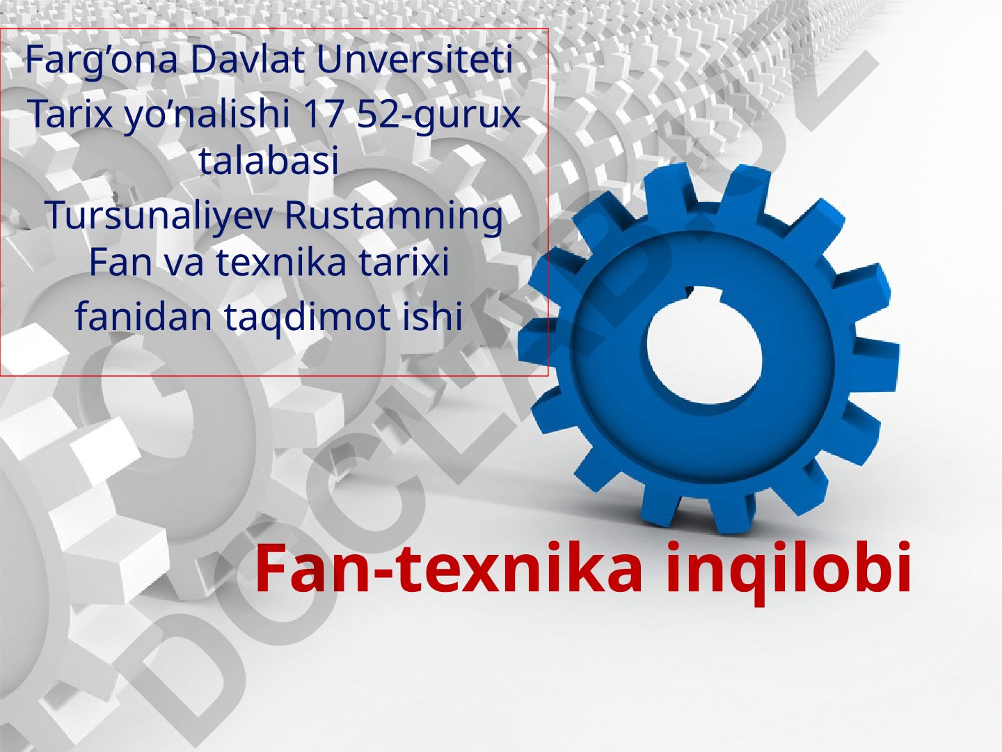 Fan-texnika inqilobi