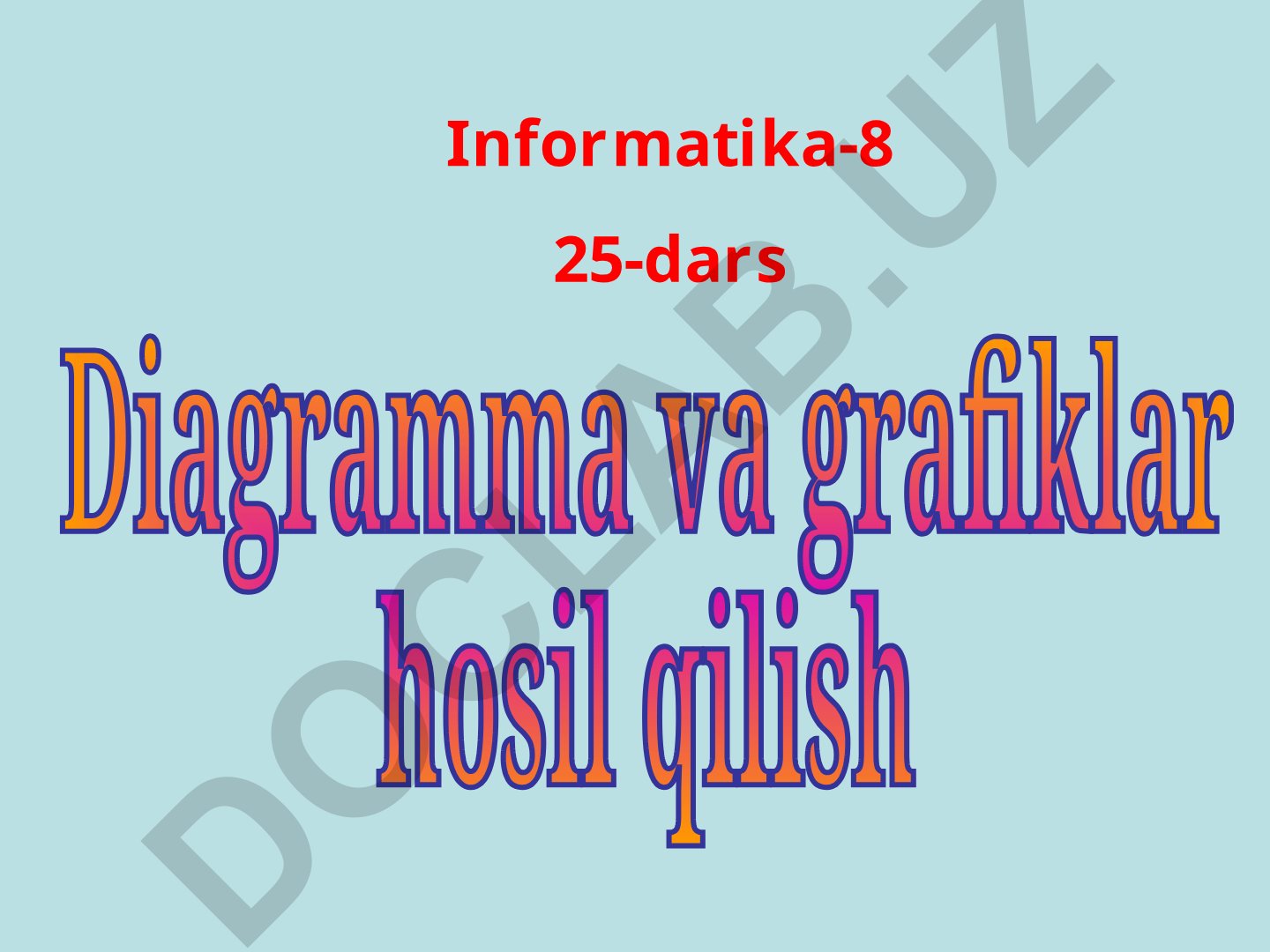 Doiraviy diagrammalar va gistogrammalar yordamida ma'lumotlarni tasvirlash