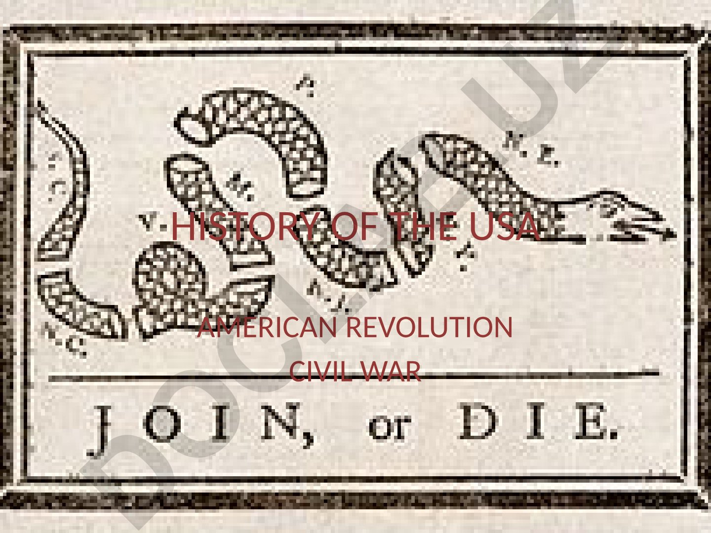 History of the USA: American Revolution and Civil War