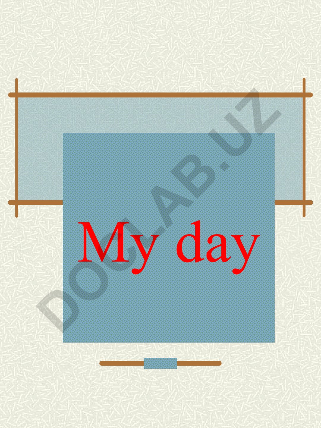 My Daily Routine