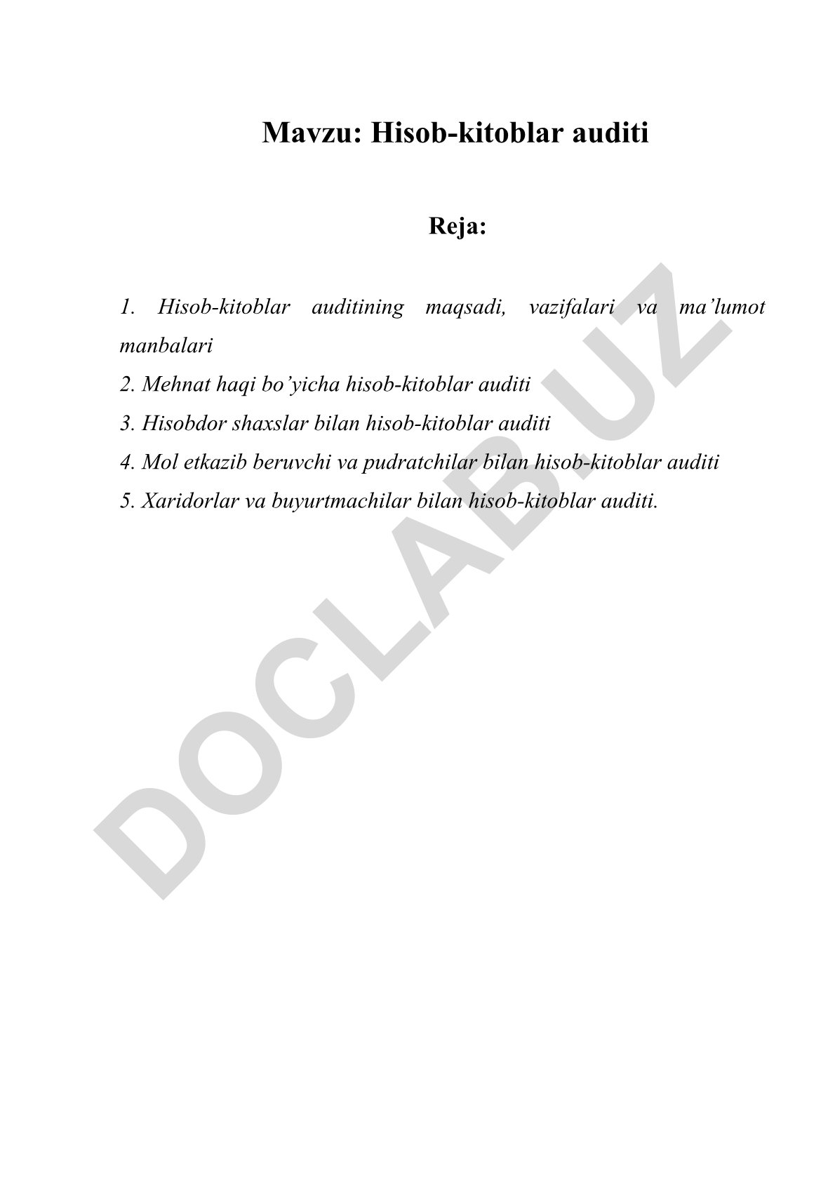 Hisob-kitoblar auditi