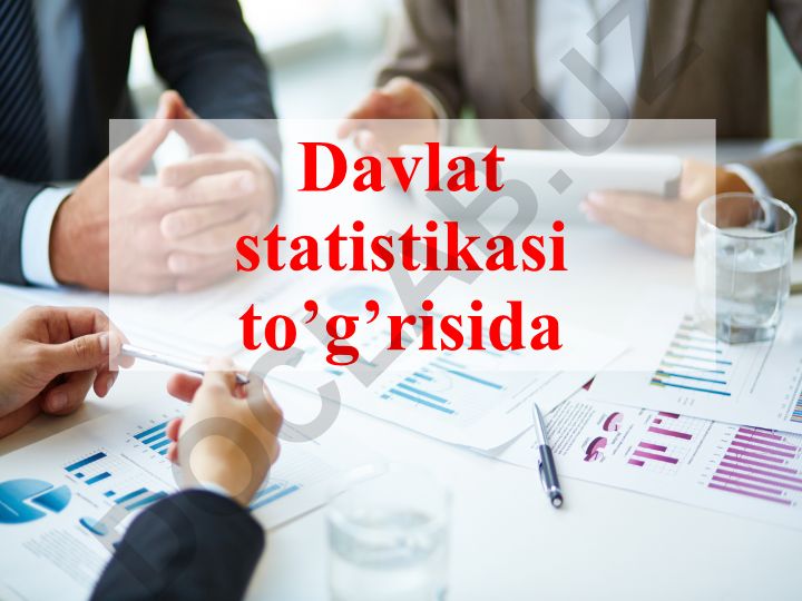 Davlat statistikasi to'g'risida