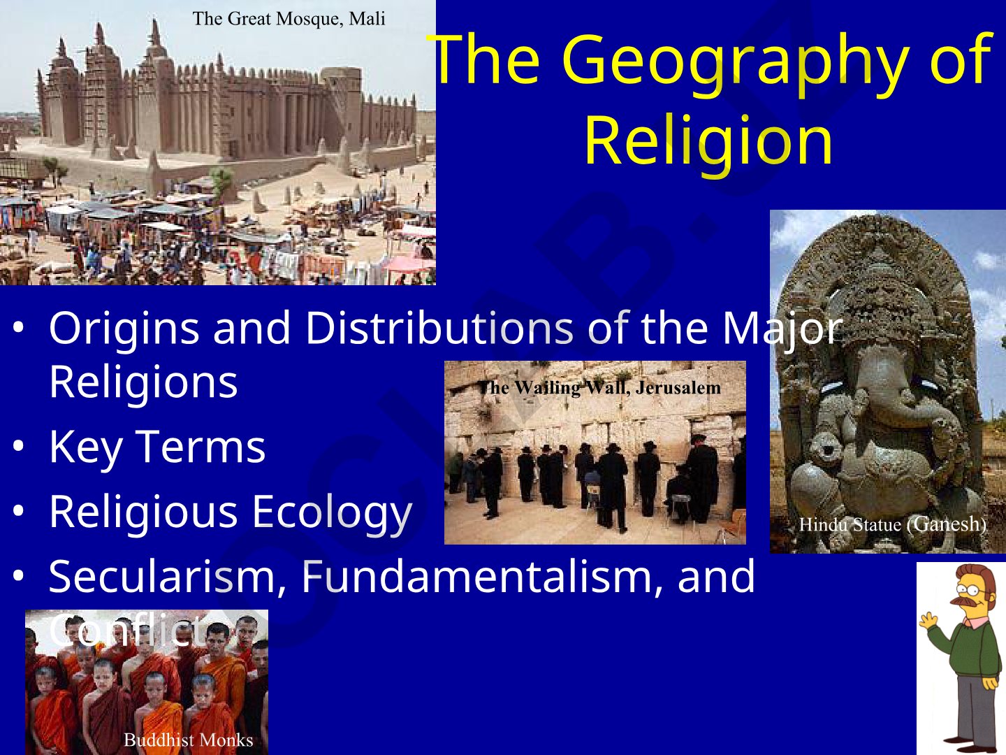 Din geografiyasi: asosiy dinlarning kelib chiqishi va tarqalishi