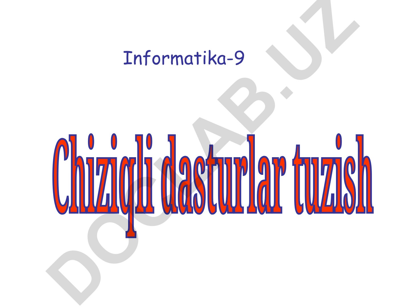 Aylana uzunligini hisoblash dasturi