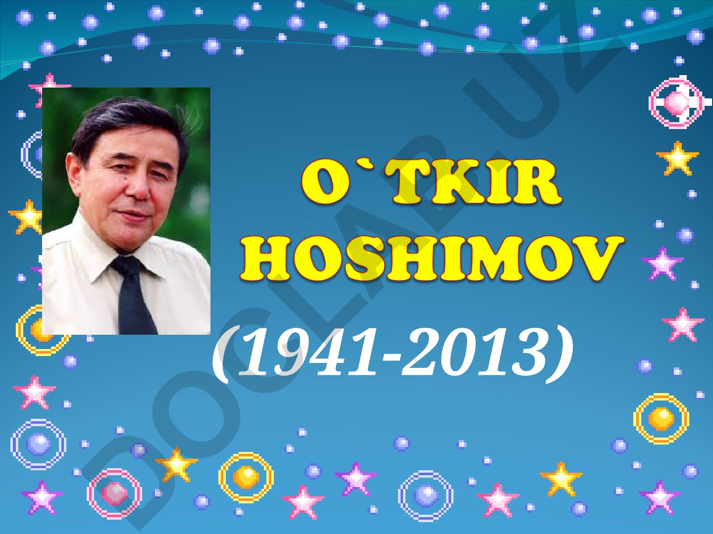 O‘tkir Hoshimov hayoti va ijodi