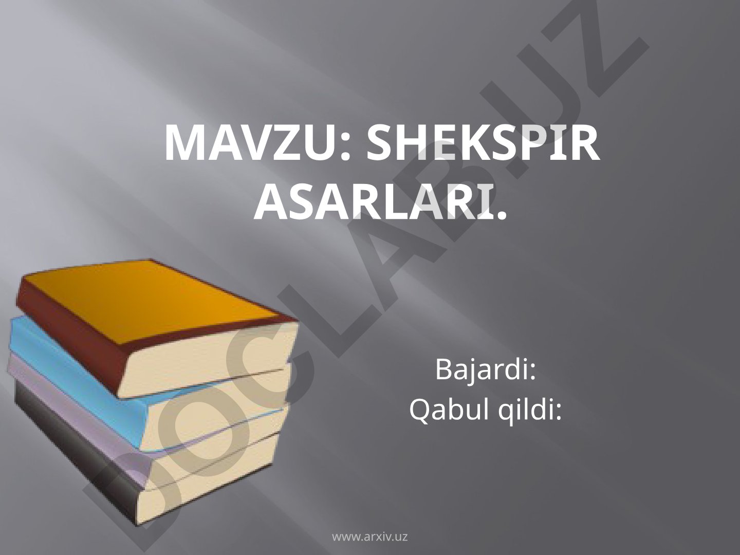Shekspir asarlari