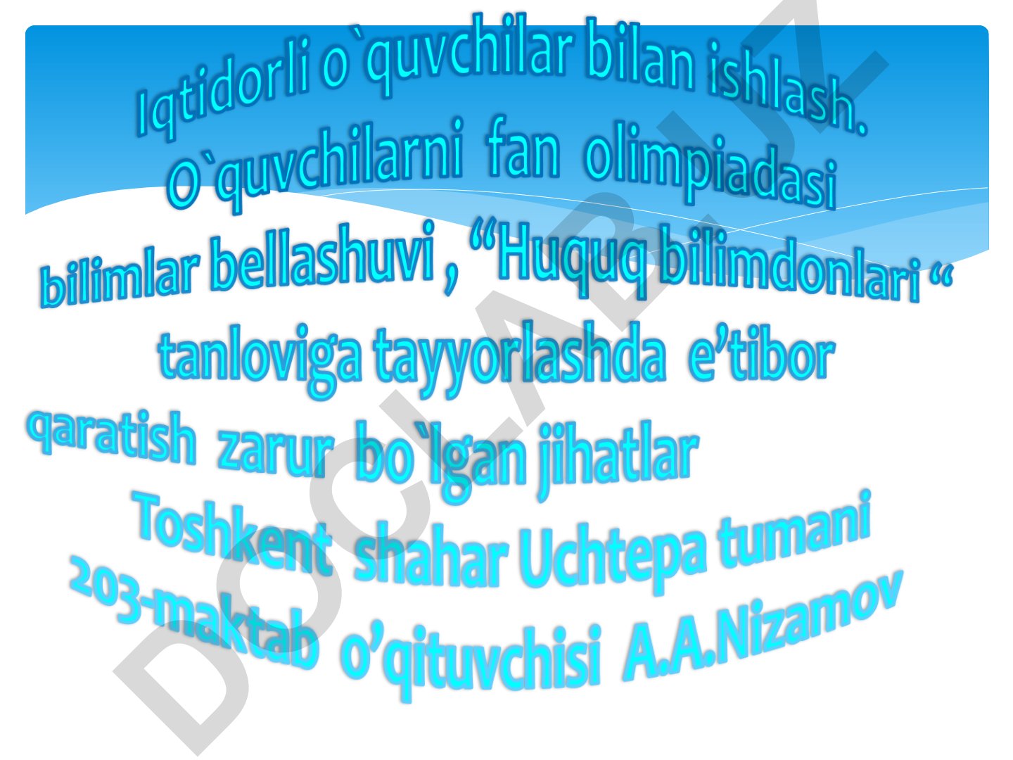 Iqtidorli bolalar: turlari va identifikatsiyasi