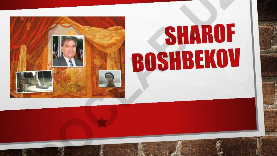 Sharof Boshbekovning ijodi va kino san'atiga qo'shgan hissasi