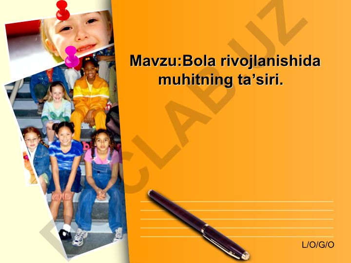 Bola rivojlanishida muhitning taʼsiri