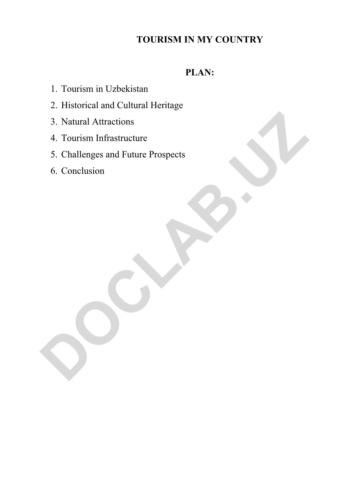 Tourism in Uzbekistan