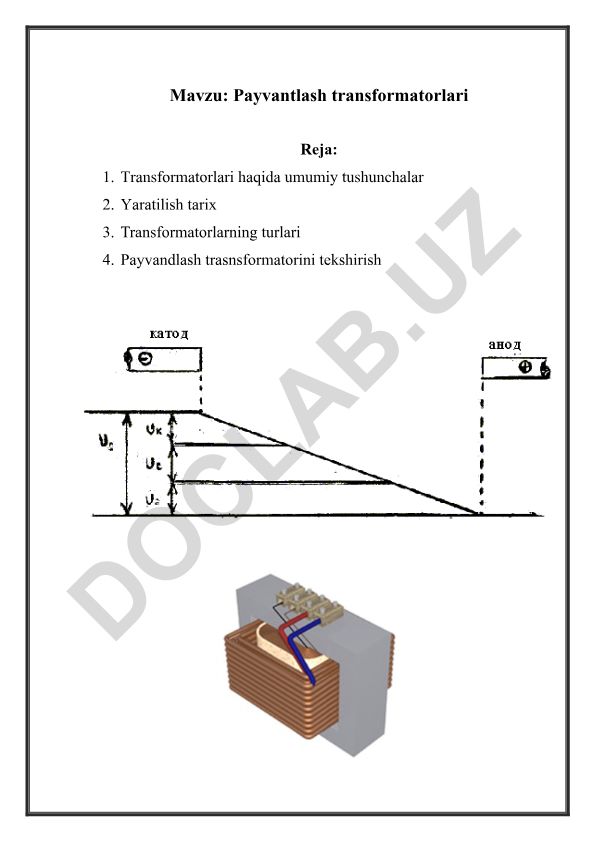 Payvantlash transformatorlari