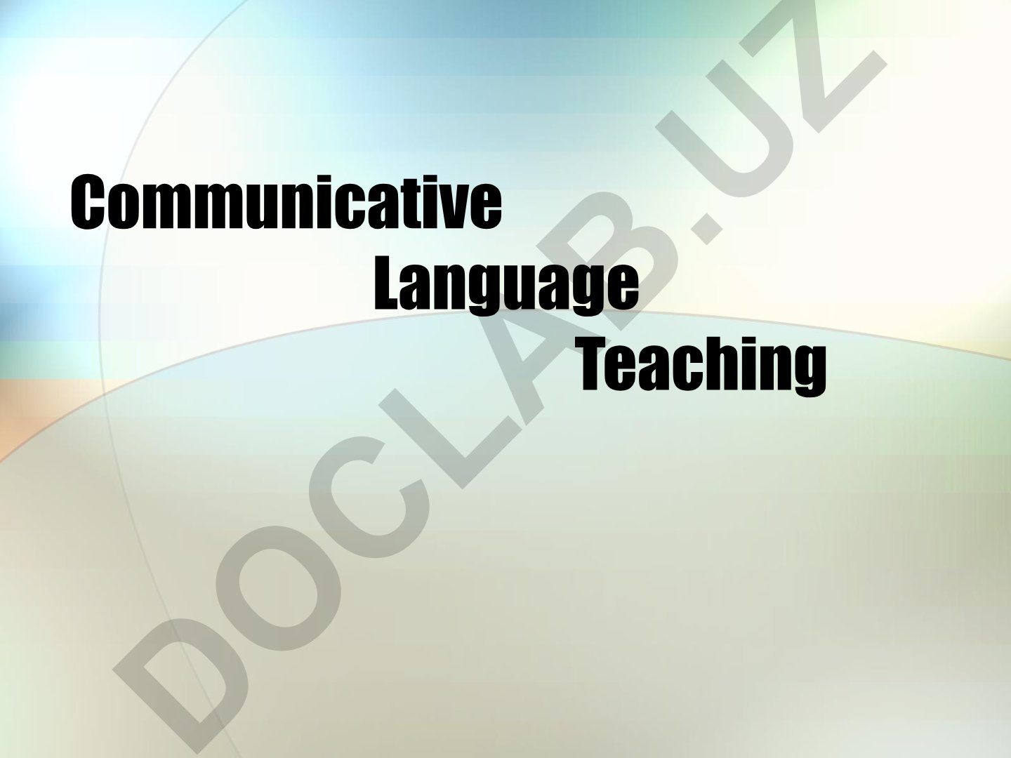 Communicative Language Teaching: From Traditional Approaches to Post-Method Era