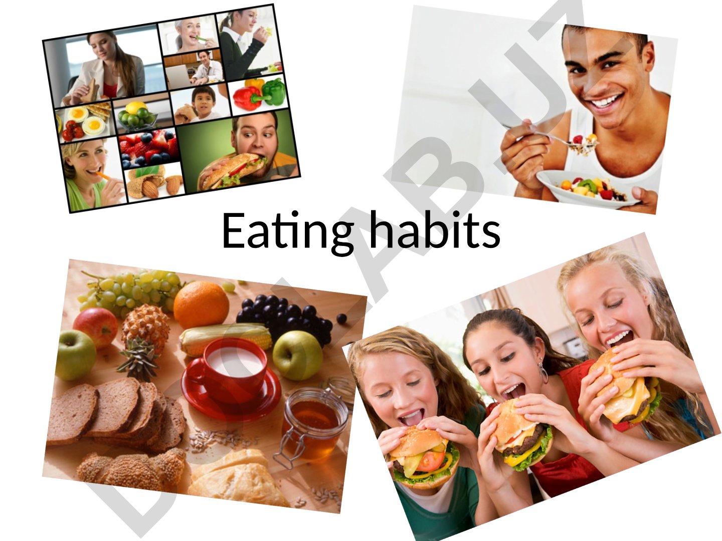 Eating habits and healthy food in different cultures